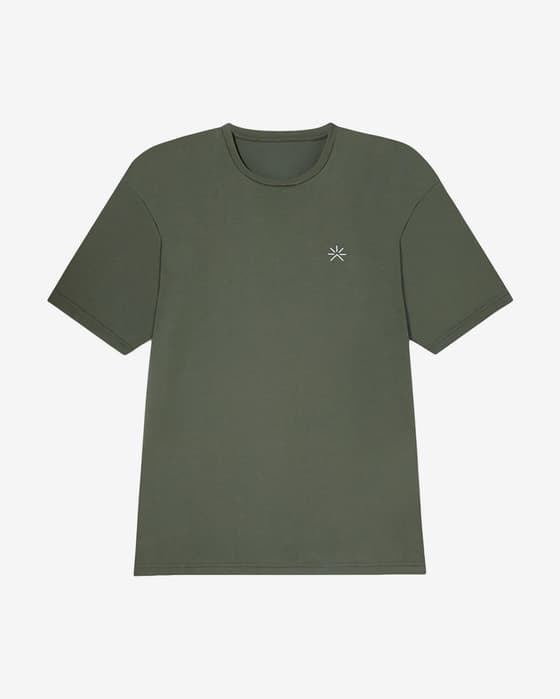 Camiseta Tropicfeel ProTravel manga corta verde caqui