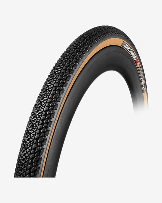 Cubierta Tufo Gravel Thundero HD Tubeless Ready negro marrón