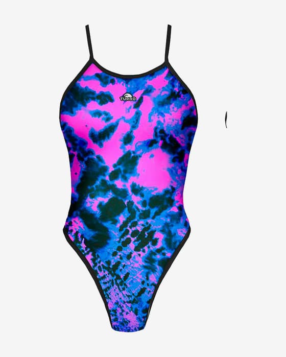 Maillot de bain Turbo Revolution Taka lilas noir femme