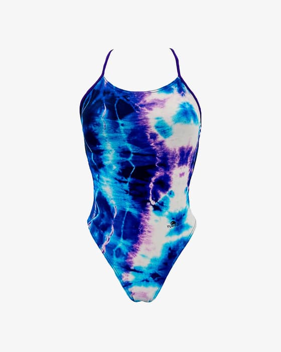 Maillot de bain Turbo Sirene Cosmic Cascade lilas bleu femme