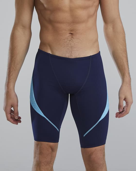 Maillot de bain TYR Durafast Elite Lapped Jammer bleu nuit bleu pastel