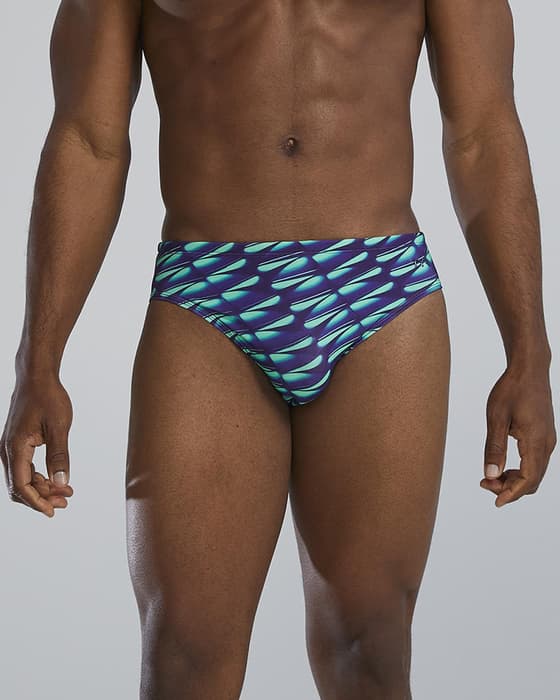 Maillot de bain TYR Durafast Elite Dragonflyte Brief bleu