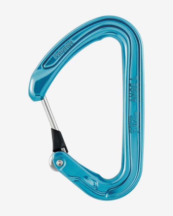 Mosquetón Petzl Ange L azul