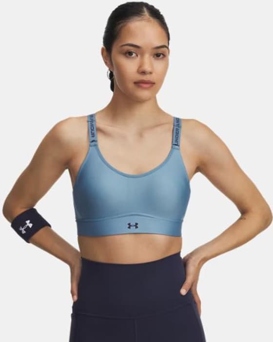 Sujetador deportivo Under Armour Infinity Mid 2.0 azul marino
