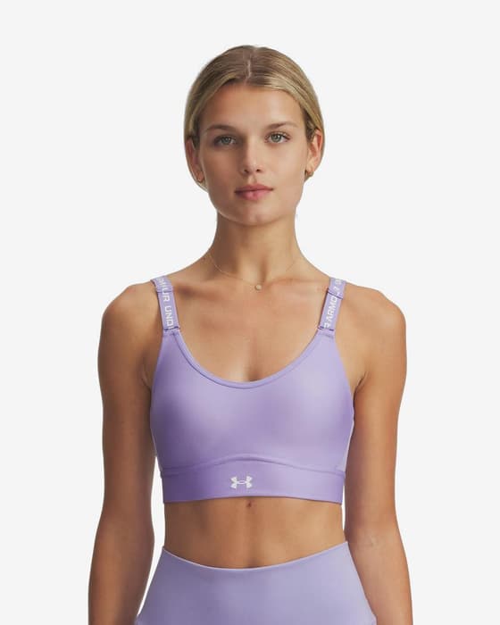 Sujetador deportivo Under Armour Infinity Mid 2.0 lila lavanda
