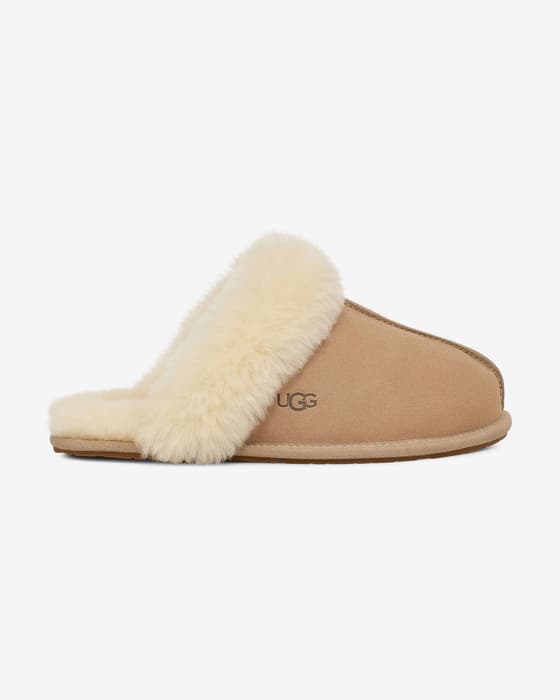 Pantuflas UGG Scuffette II marrón mate blanco mujer