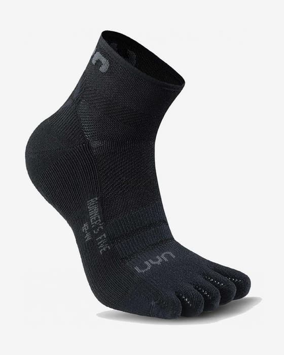 Chaussettes UYN Runner's Five Low Cut noir mat femme