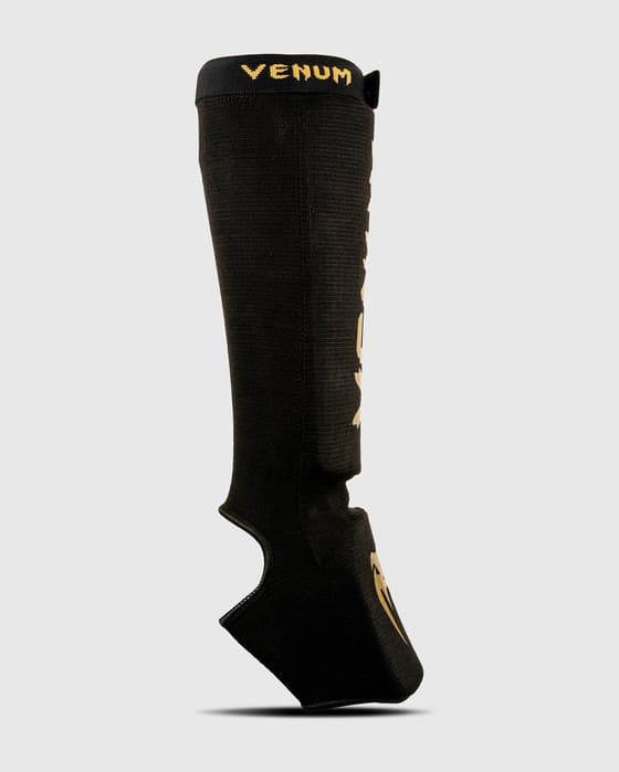 Venum Kontact Fight Shin Guards black gold