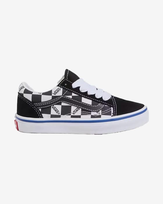 Zapatillas Vans Old Skool negro puro blanco infantil