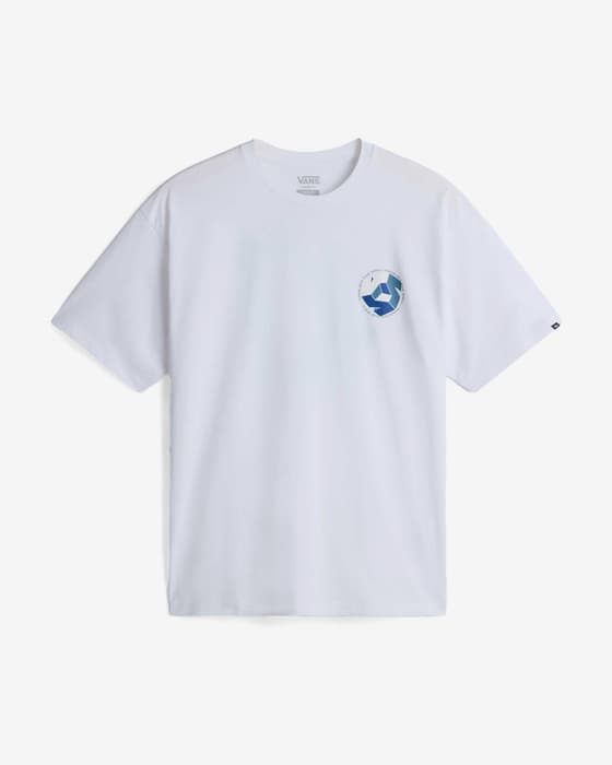 Camiseta Vans Cycle manga corta blanco azul