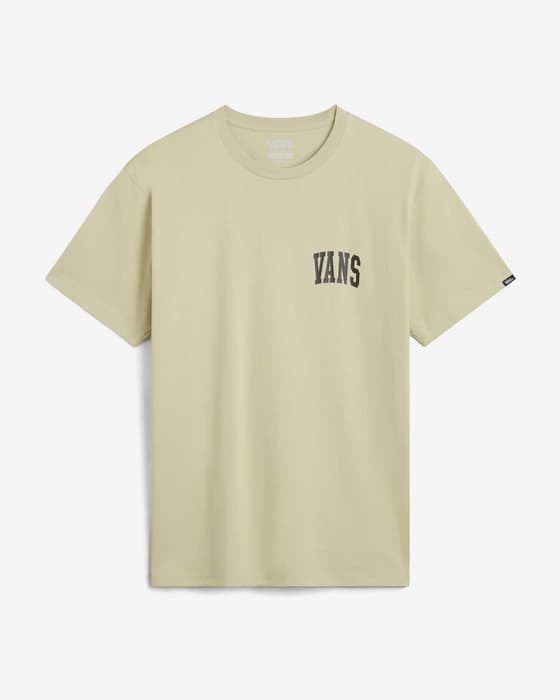 Camiseta Vans Varsity manga corta beige claro