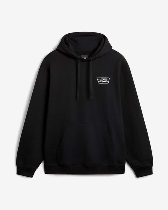 Sudadera con capucha Vans Full Patch Pullover negro puro