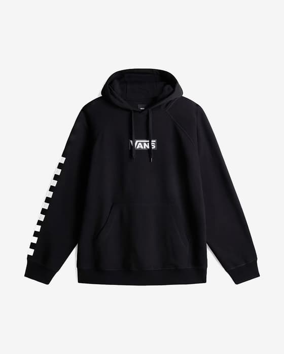 Sudadera con capucha Vans Boxed Pullover negro puro