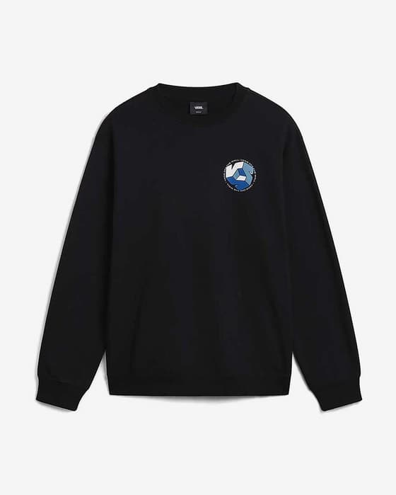 Sudadera Vans Cycle V Crew negro puro