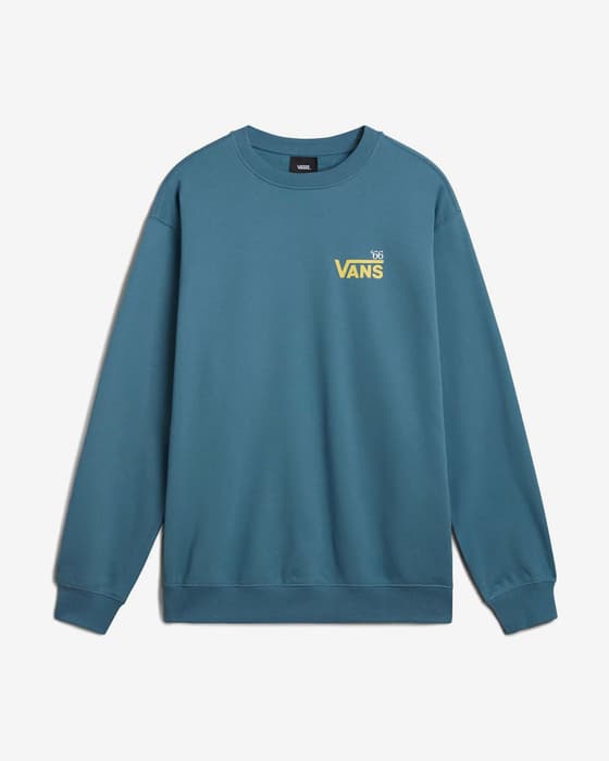 Sudadera Vans Posted Loose Crew azul