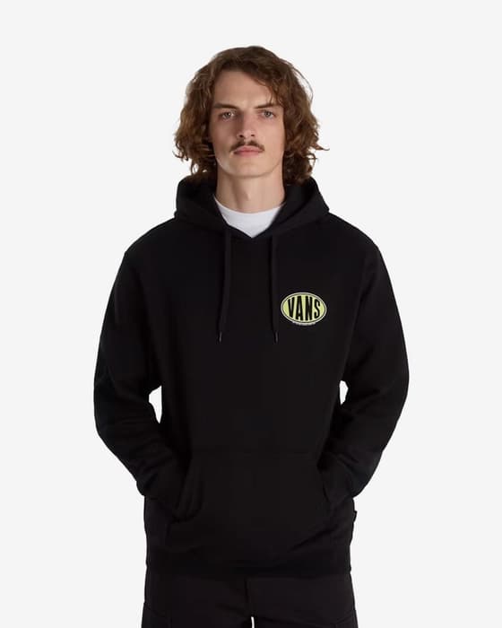 Sudadera con capucha Vans Spray On negro verde