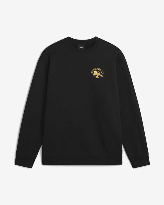 Sudadera Vans Skate GFX Loose negro amarillo
