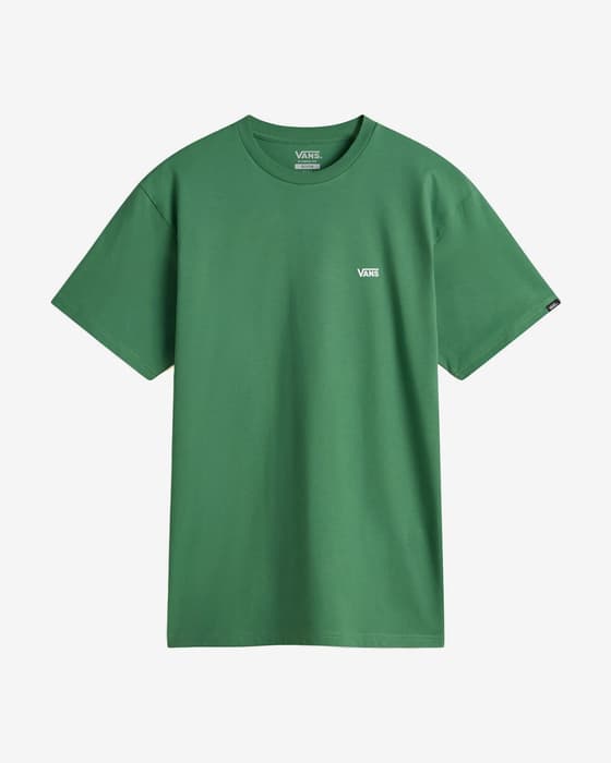 T-shirt Vans Left Chest Logo manga curta verde intenso