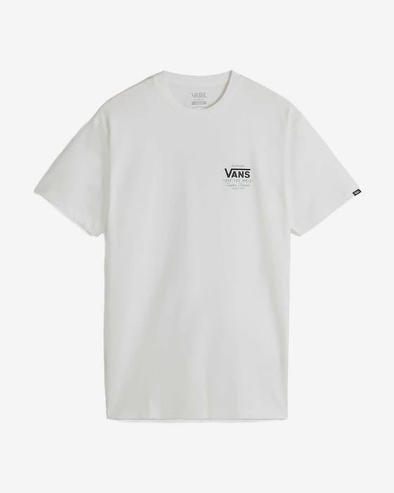 Camiseta Vans Holder St Classic manga corta blanco negro azul
