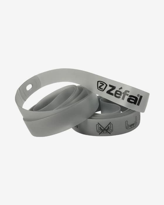 2 Fonds de jante PVC Zéfal 28"-18 mm. gris
