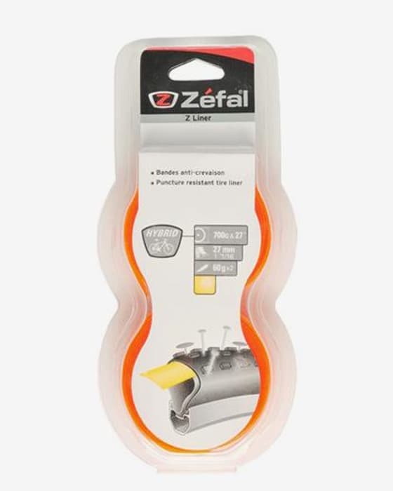 ZÃ©fal Anti-Puncture Hybrid Tyre Z Liner 700 27mm Orange