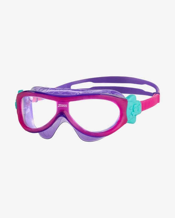 Gafas de natación Zoggs Phantom Kids Mask rosa lila junior