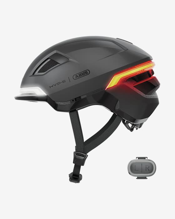 Abus HYP-E casco donkerzwart