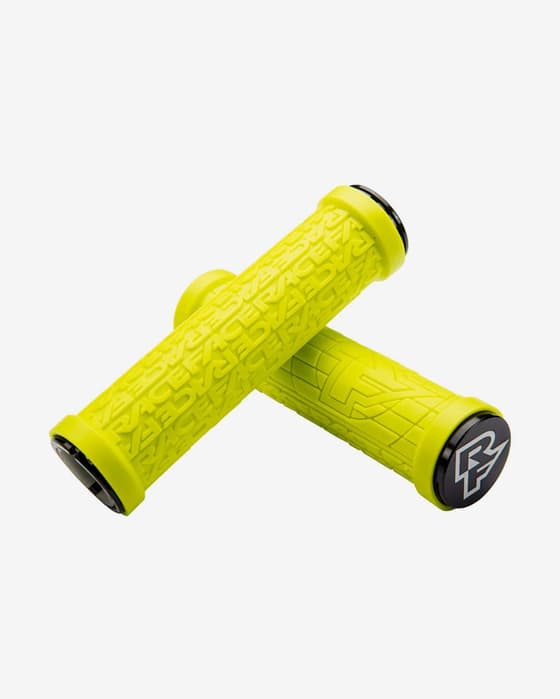 Puños Race Face Grippler Lock On 30 mm amarillo