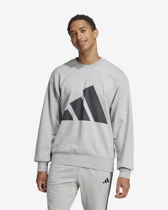 adidas Essentials Big Logo Sweatshirt grey black
