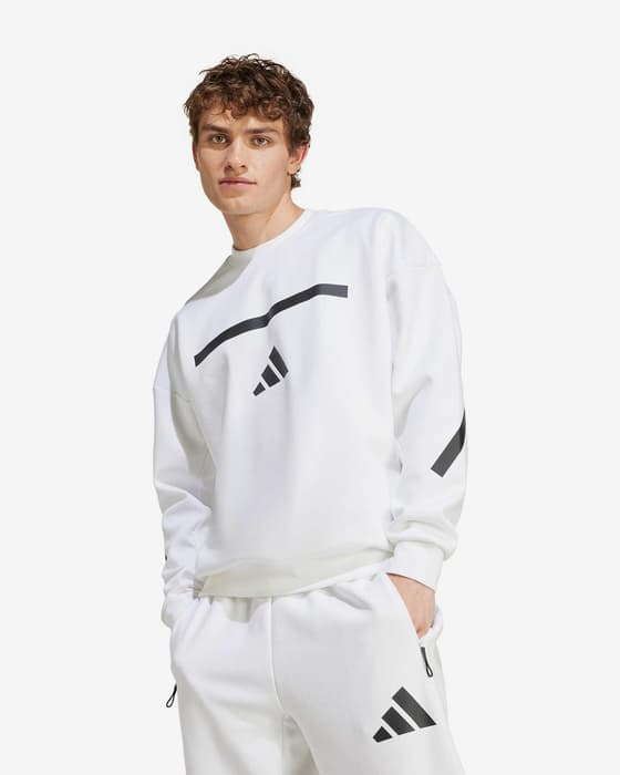 Sweatshirt adidas Z.N.E. Novo branco puro preto