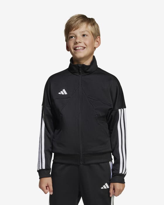 adidas House of Tiro Jacket pure black white Kids