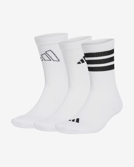 Calcetines adidas Logo blanco negro (3 pares)