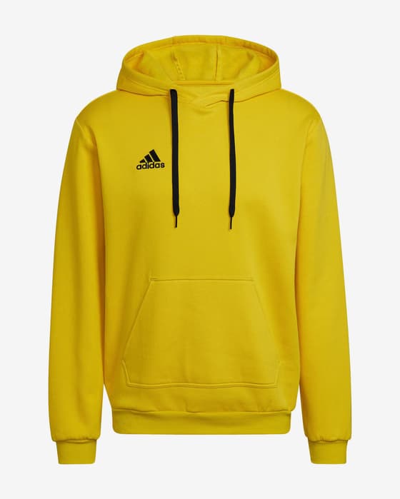 Sweatshirt com capucho adidas Entrada 22 amarelo preto