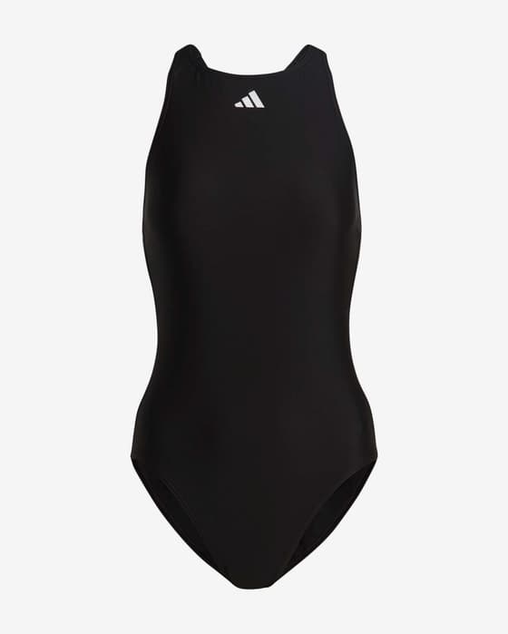 Maillot de bain adidas Tape noir blanc femme