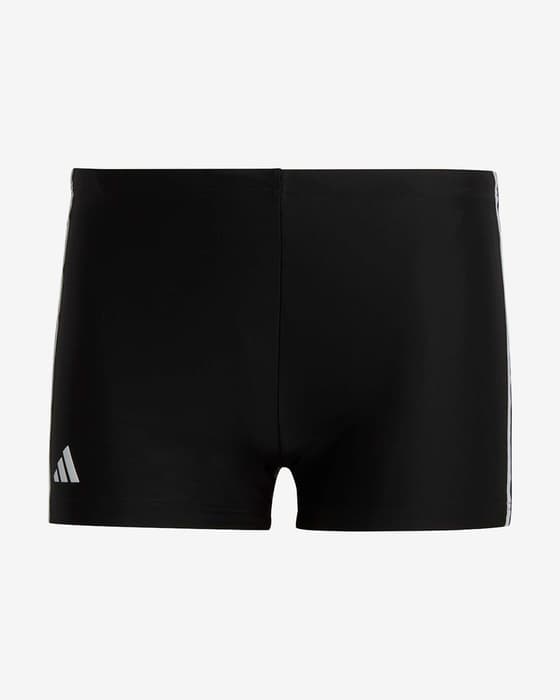 Maillot de bain adidas Classic 3S noir mat blanc