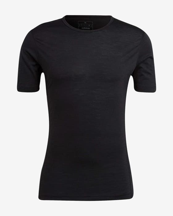Camiseta interior adidas Xperior Merino 150 manga corta negro