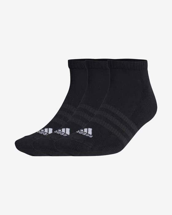 adidas Cushioned Socken tiefschwarz/weiß (3er-Pack)