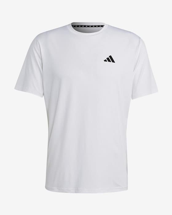 Camiseta adidas Train Essentials Stretch manga corta blanco puro negro