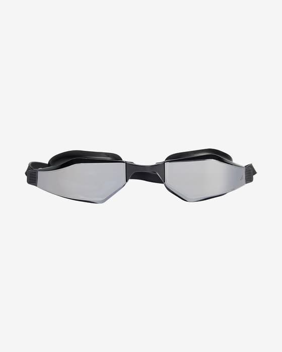 Gafas de natación adidas Ripstr Speed negro con lentes espejadas gris