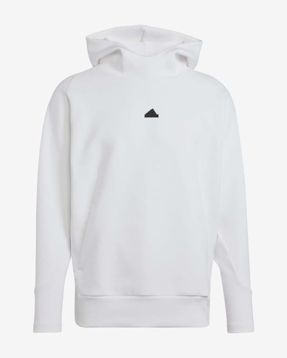 Sudadera con capucha adidas Z.N.E. Overhead blanco puro mujer