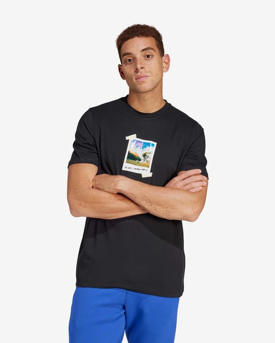 Camiseta adidas All Day I Dream About manga corta negro puro