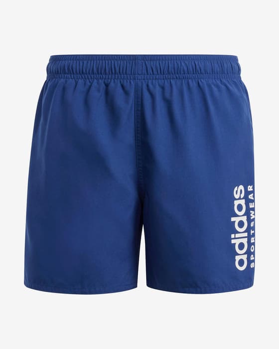 Bañador adidas Sportswear Essentials Logo CLX azul blanco infantil