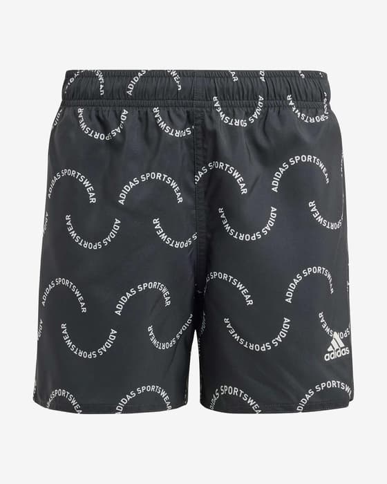Bañador adidas Sportswear Wave Print CLX negro blanco infantil
