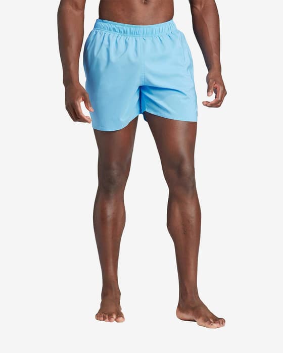 adidas Solid CLX Short-Length Badehose hellblau