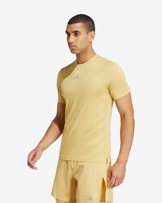 adidas HIIT Airchill Workout short sleeve orange t-shirt