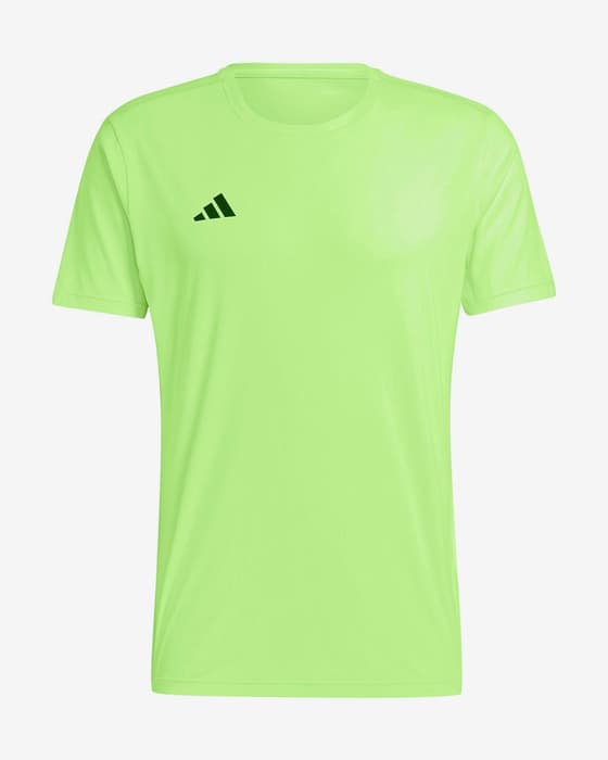Koszulka męska adidas Adizero Essentials Running krótki rękaw zielony neonowy