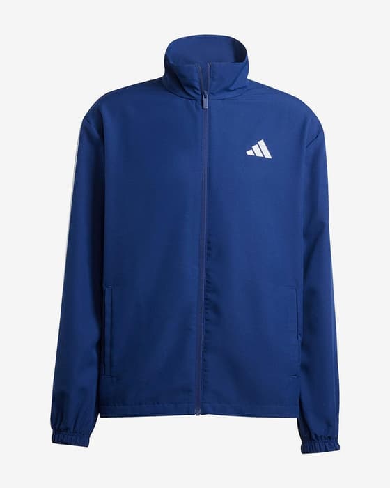 adidas Sportswear Basic Woven 3 Stripes Tracksuit dark blue white