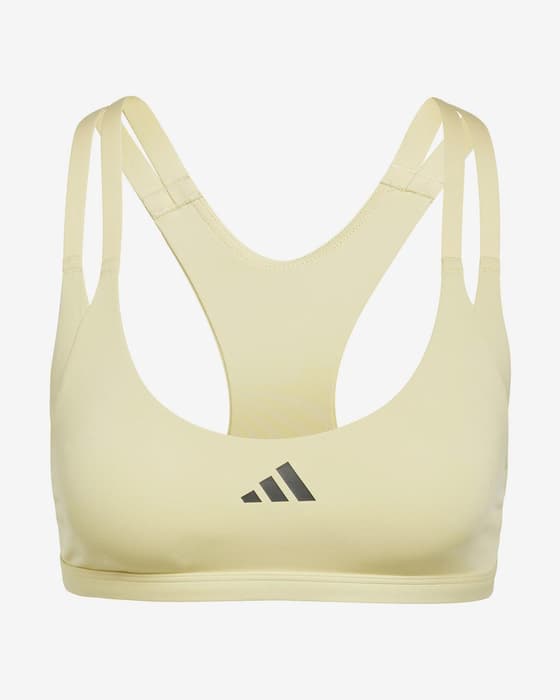 Adidas Aeroimpact Luxe Training Light-Support beha geel