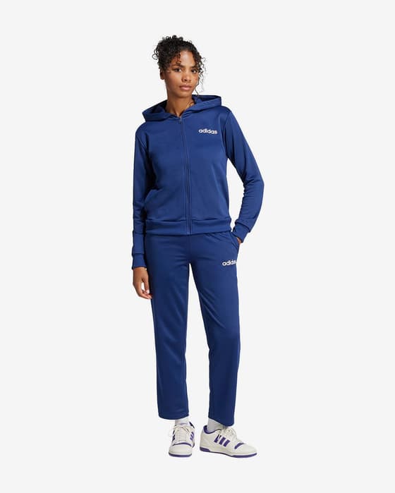adidas Essentials Linear Tracksuit navy blue Women