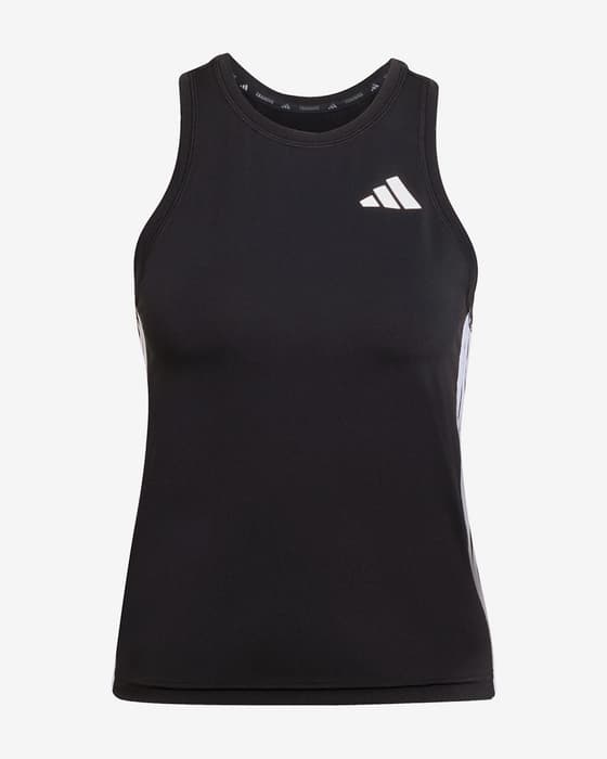 Camiseta adidas Train Essentials Workout 3 bandas tirantes negro puro mujer